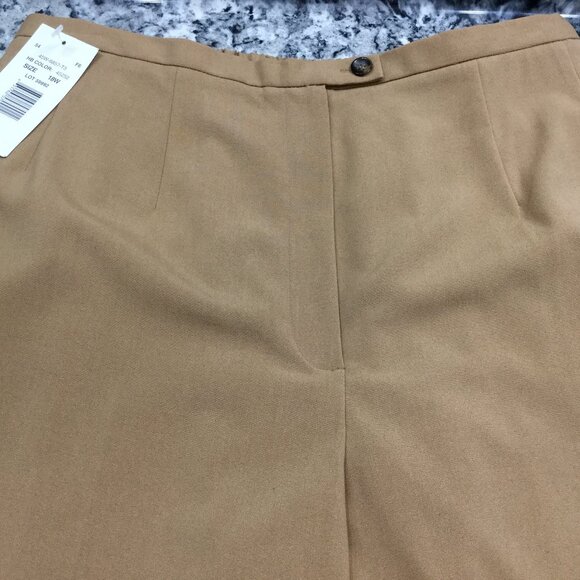 Harve Bernard Women Plus Size 18W Tan Pants Stretch Elastic Waist Tapered NWT - Picture 9 of 10